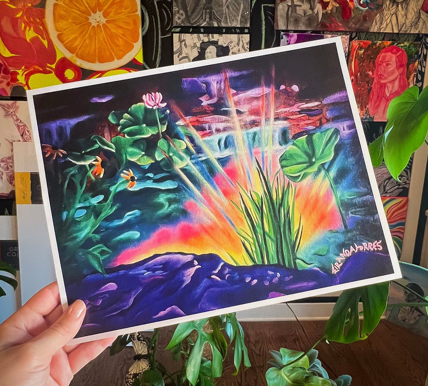 « Quelque part, un jour, elle réapparaîtra », tirage d'art