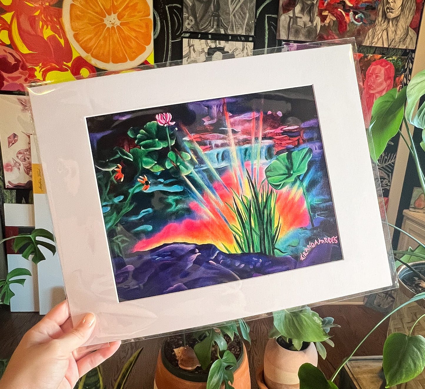 « Quelque part, un jour, elle réapparaîtra », tirage d'art