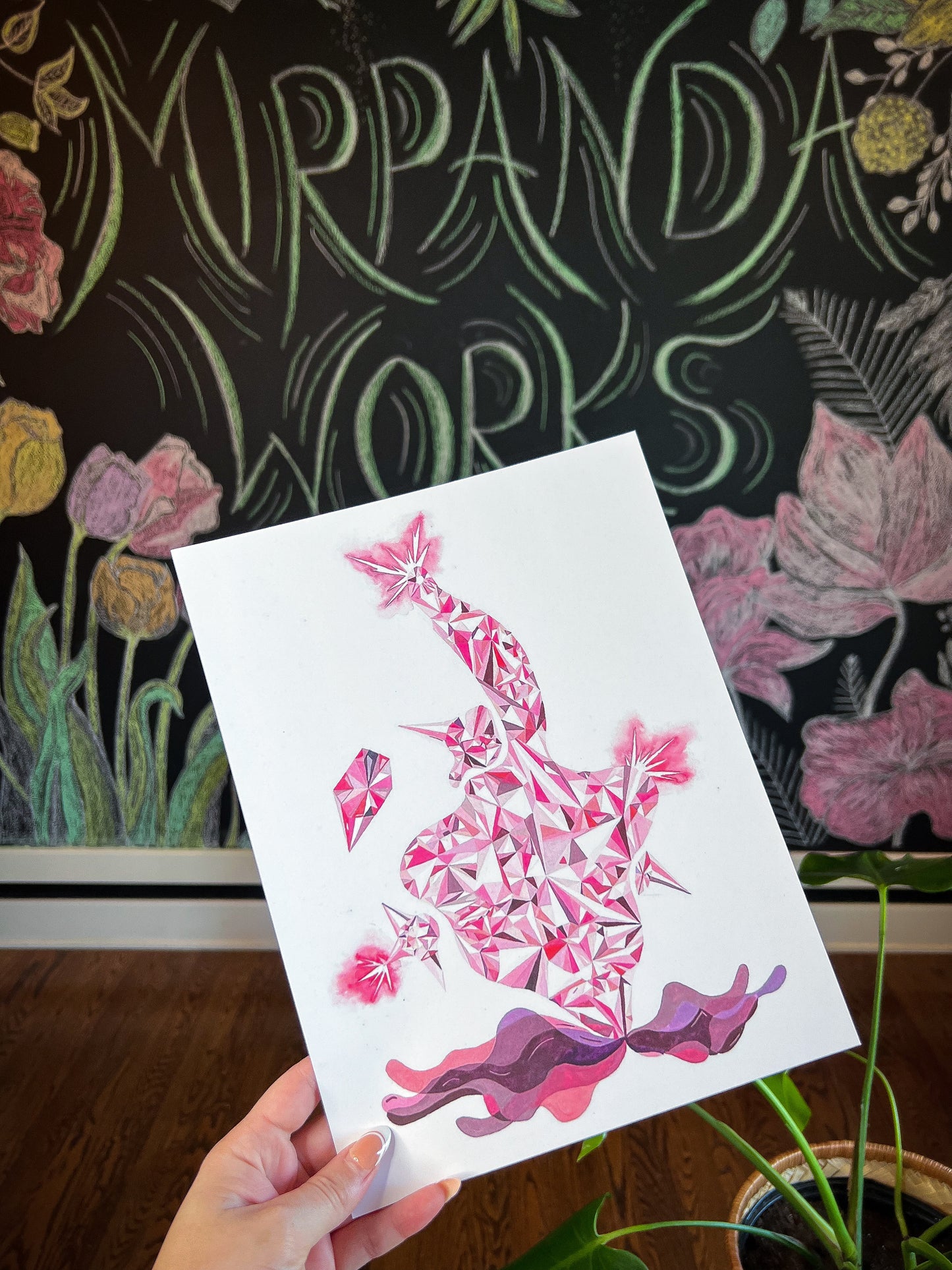 "Pink Diamond," Fine Art Print