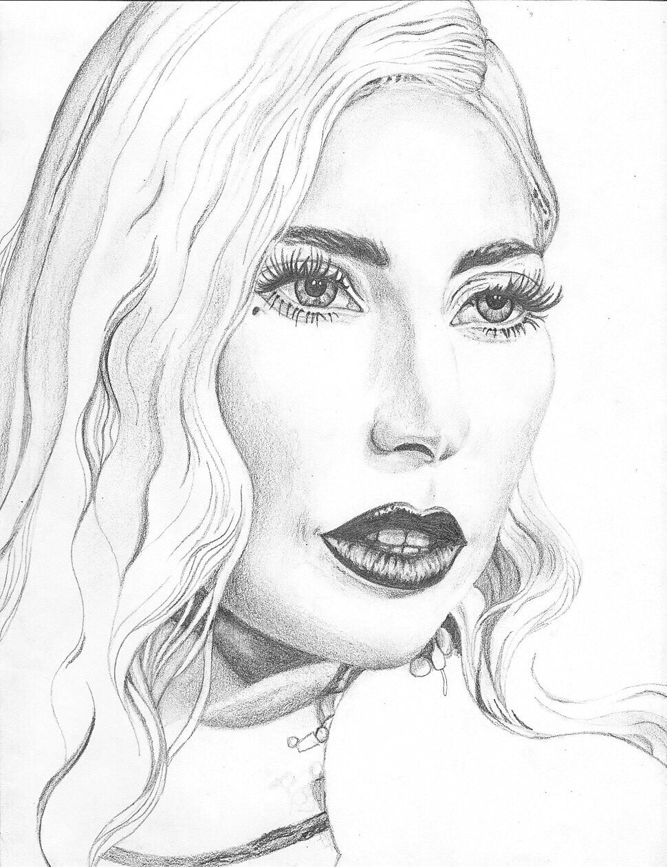 Detailed Graphite Pencil Drawing, "A Star Is Born"