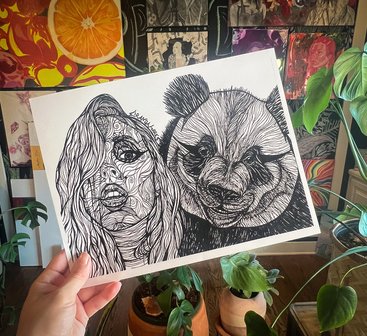 “MIRPANDA WORKS,” Fine Art Print