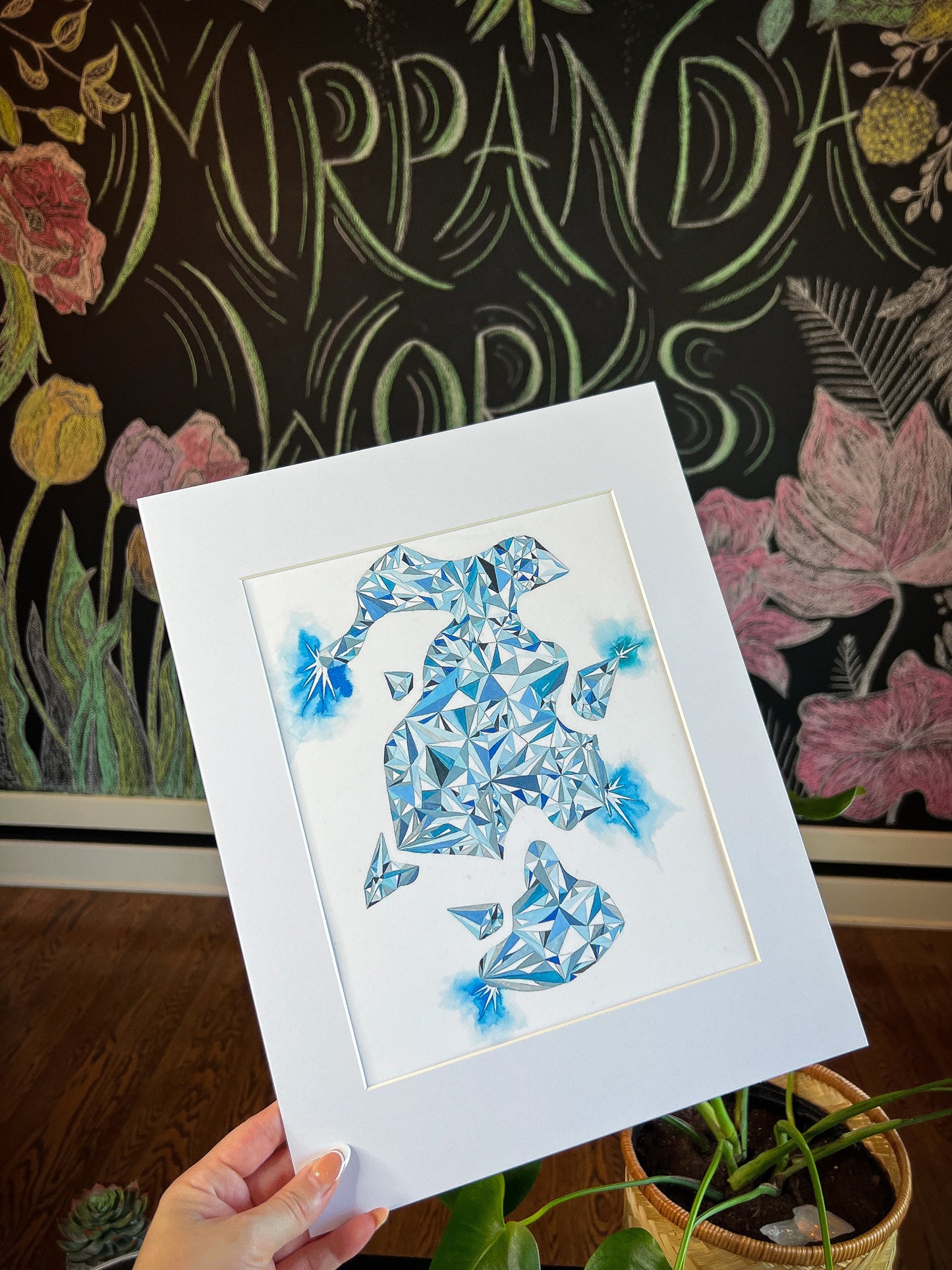 "Blue Diamond," Fine Art Print