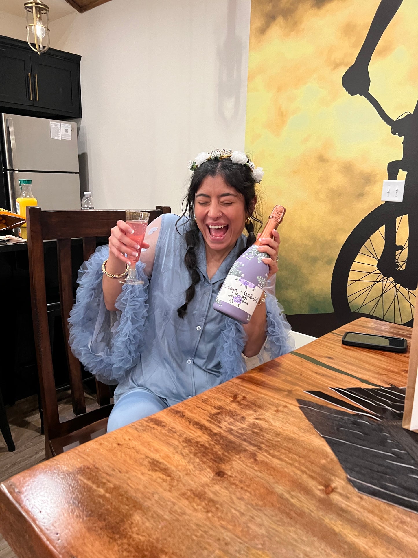 SOLD ON REQUEST: Celebratory, Thematic, Custom-Painted Bottles! 🍾🎨🥂