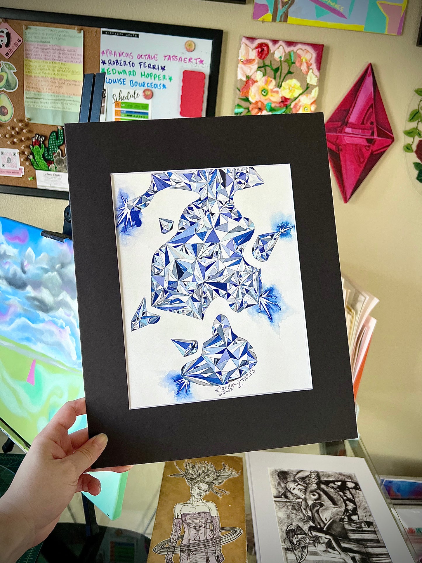 "Blue Diamond," Fine Art Print