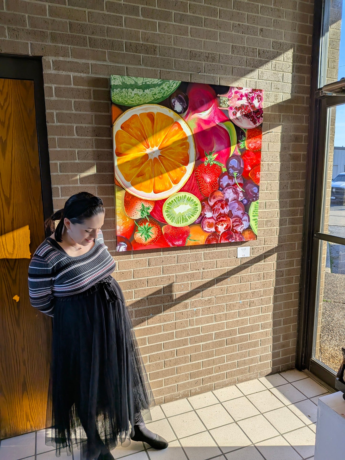 Vibrant and Realistic Fruit Painting, “These Are A Few Of My Juiciest Things” 🍓🥝🍇🍊