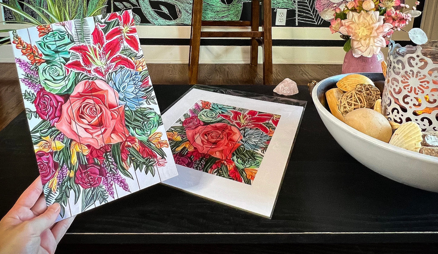 « FLEURS en BLOOM », tirage d’art
