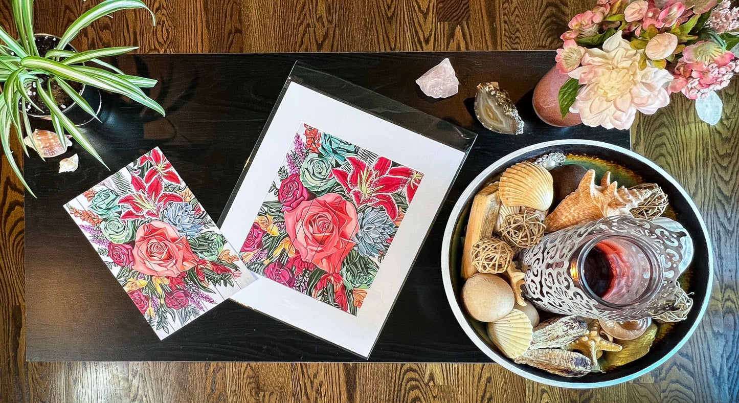 « FLEURS en BLOOM », tirage d’art