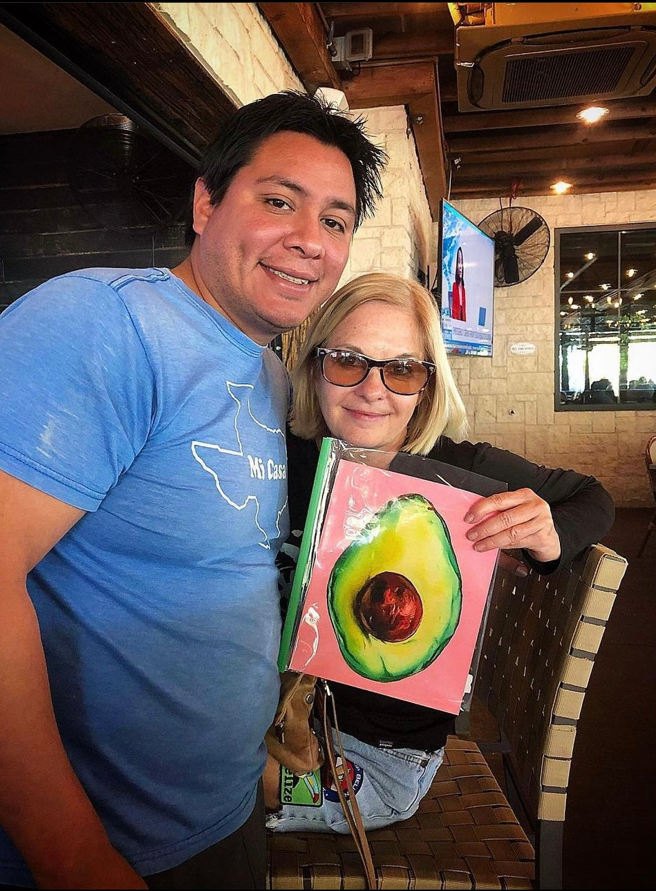 "Es un aguacate... Graciassss...", impresión de bellas artes