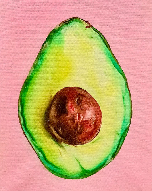 Realism-Inspired Oil Painting, “It’s An Avocadooo….thanksss.”