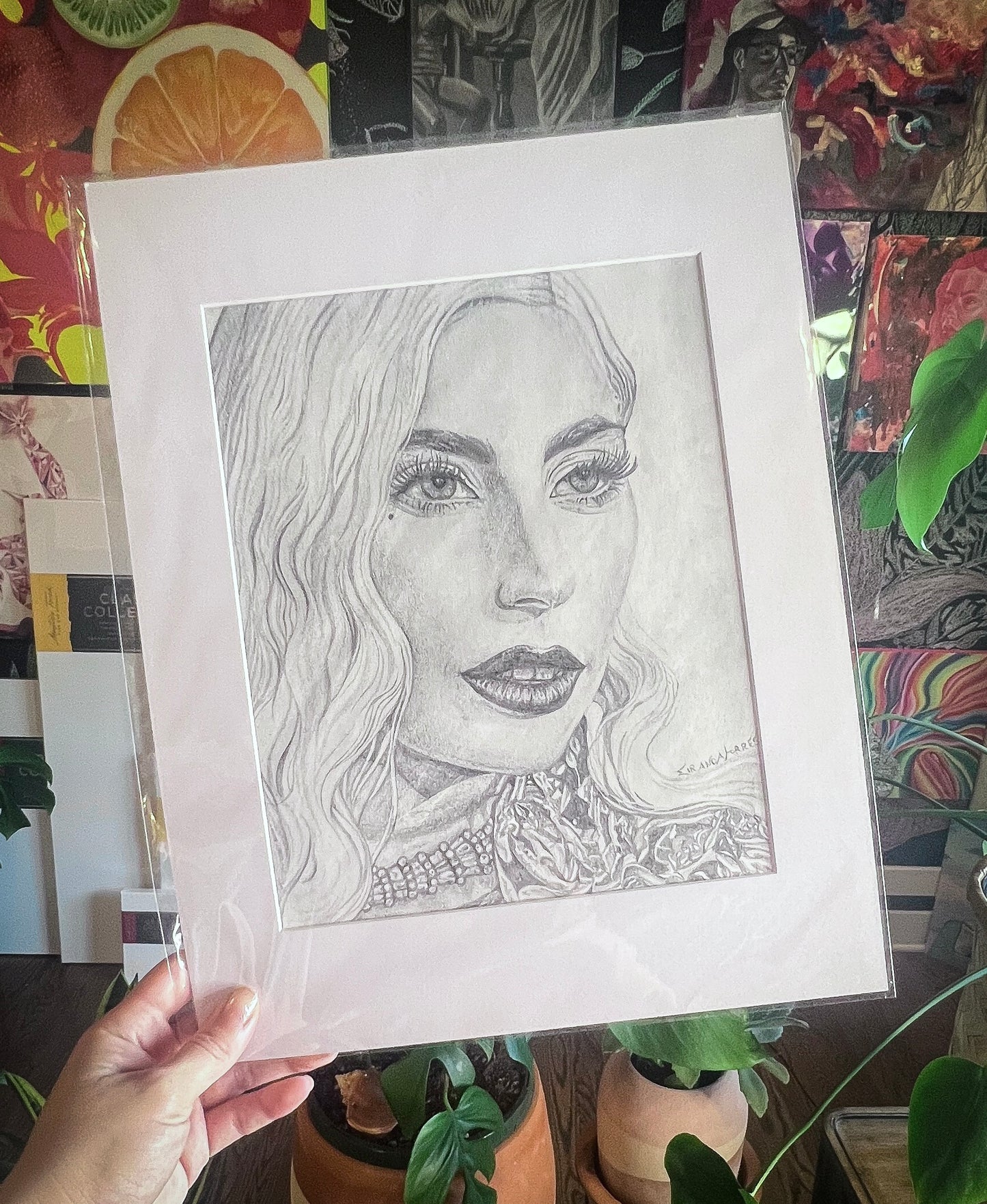 “Gaga”, impresión de bellas artes