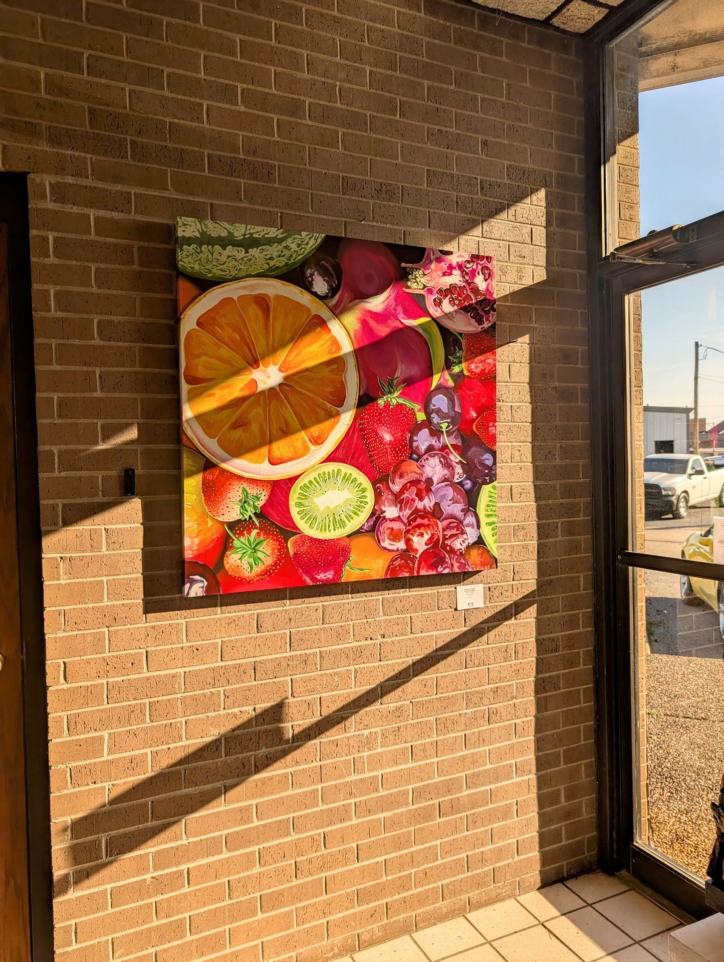 Vibrant and Realistic Fruit Painting, “These Are A Few Of My Juiciest Things” 🍓🥝🍇🍊