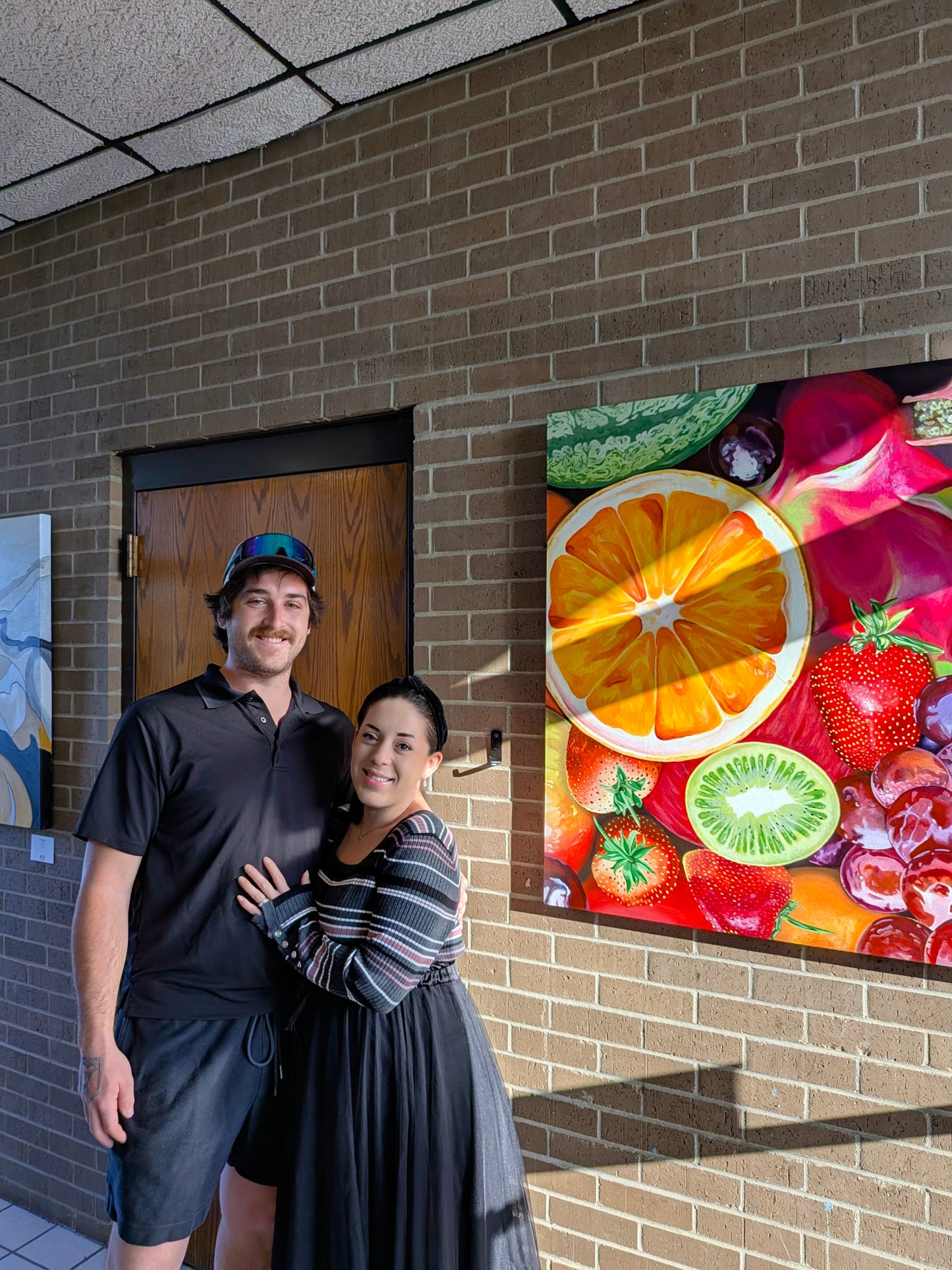 Vibrant and Realistic Fruit Painting, “These Are A Few Of My Juiciest Things” 🍓🥝🍇🍊